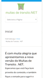 Mobile Screenshot of multasdetransito.net